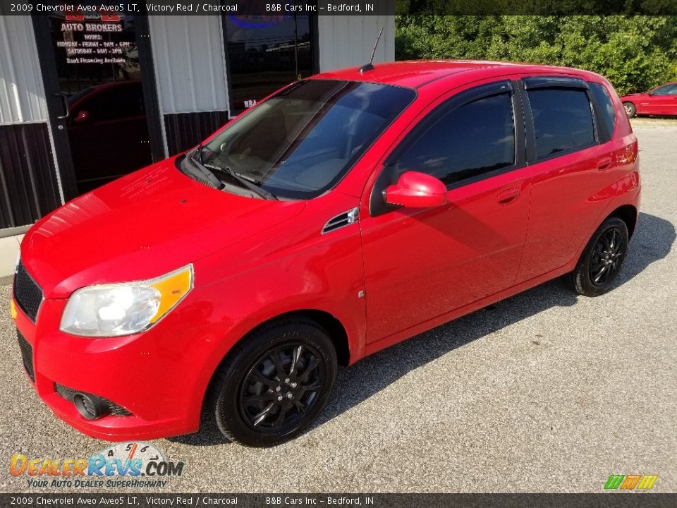 2009 Chevrolet Aveo Aveo5 LT Victory Red / Charcoal Photo #22