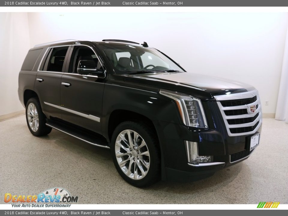 2018 Cadillac Escalade Luxury 4WD Black Raven / Jet Black Photo #1