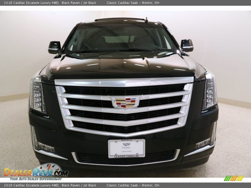 2018 Cadillac Escalade Luxury 4WD Black Raven / Jet Black Photo #2