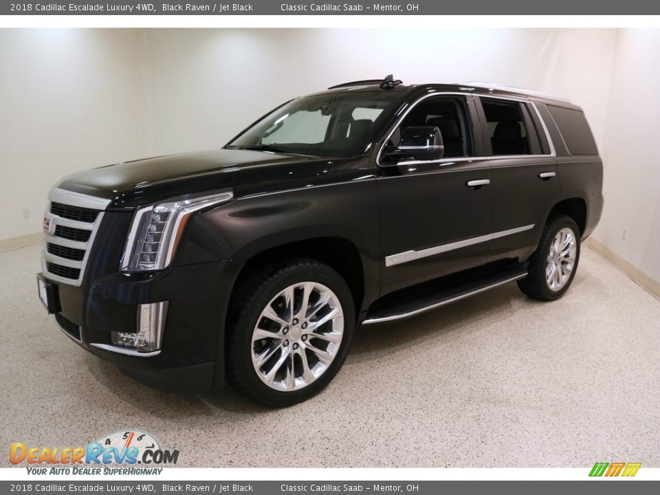 2018 Cadillac Escalade Luxury 4WD Black Raven / Jet Black Photo #3