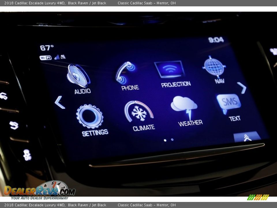 2018 Cadillac Escalade Luxury 4WD Black Raven / Jet Black Photo #8