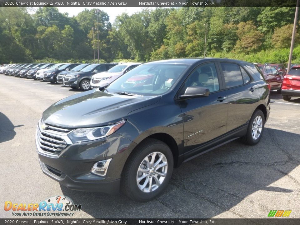 2020 Chevrolet Equinox LS AWD Nightfall Gray Metallic / Ash Gray Photo #1