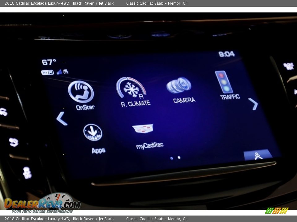2018 Cadillac Escalade Luxury 4WD Black Raven / Jet Black Photo #9