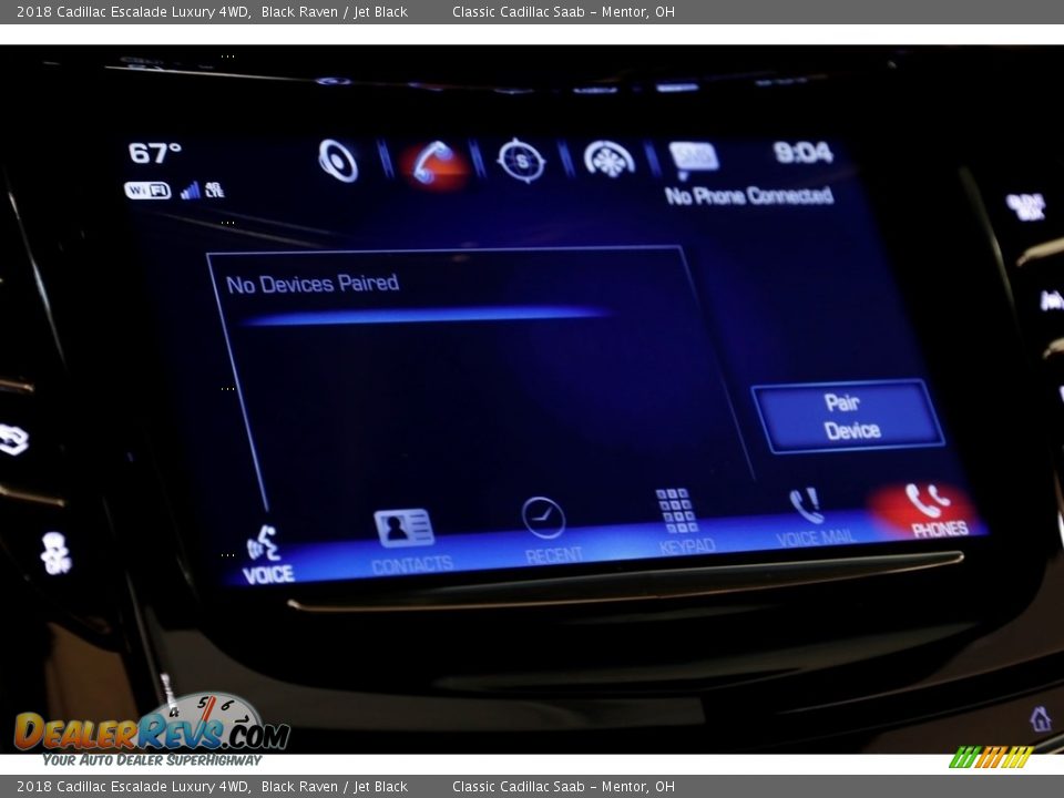 2018 Cadillac Escalade Luxury 4WD Black Raven / Jet Black Photo #10