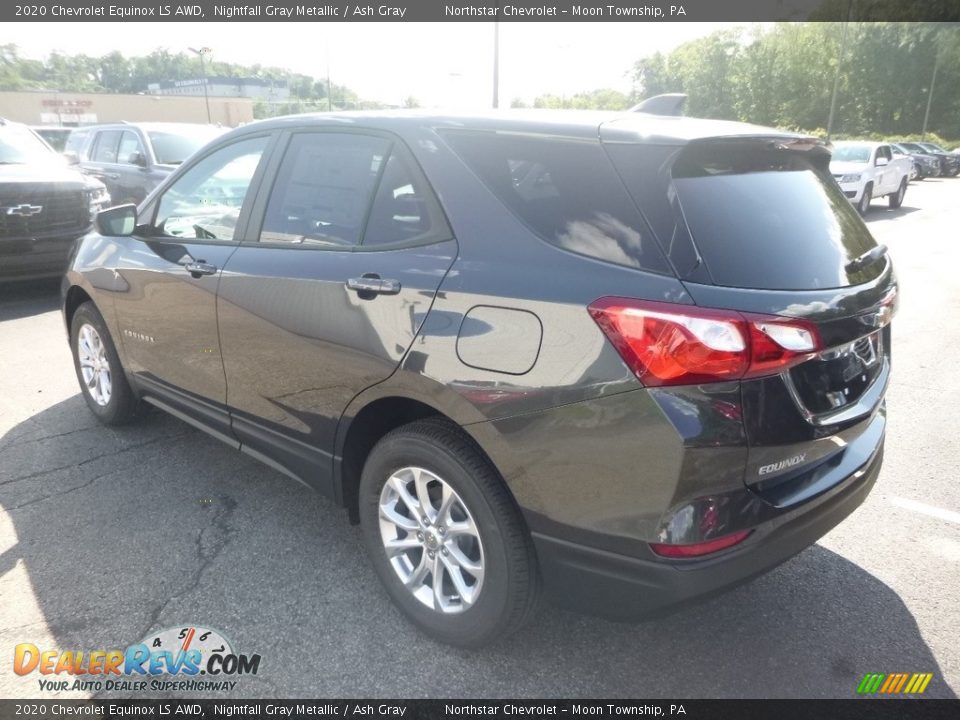 2020 Chevrolet Equinox LS AWD Nightfall Gray Metallic / Ash Gray Photo #3