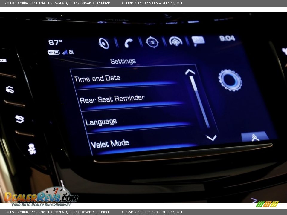 2018 Cadillac Escalade Luxury 4WD Black Raven / Jet Black Photo #12