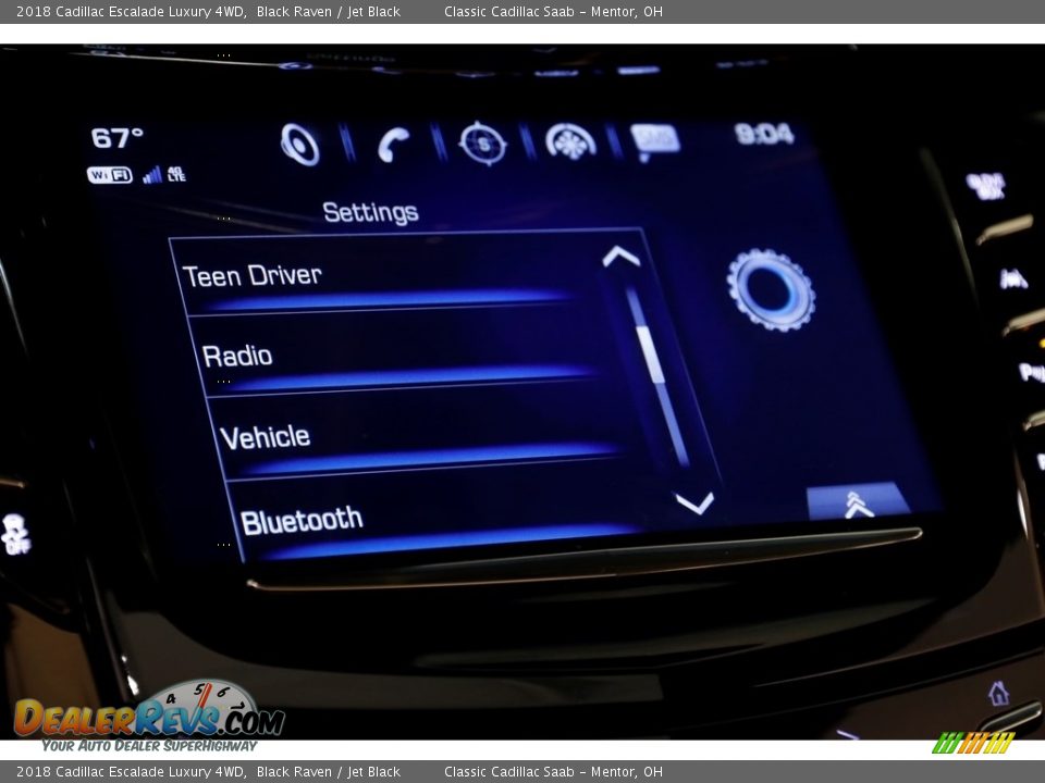 2018 Cadillac Escalade Luxury 4WD Black Raven / Jet Black Photo #13