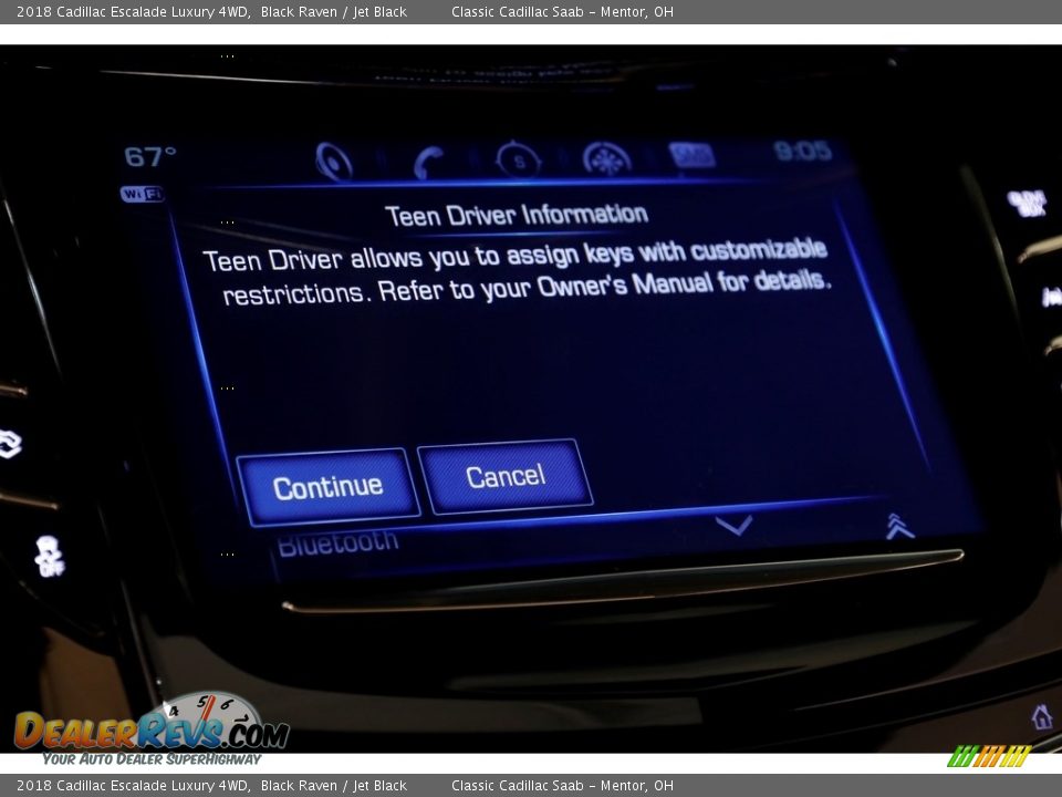 2018 Cadillac Escalade Luxury 4WD Black Raven / Jet Black Photo #14
