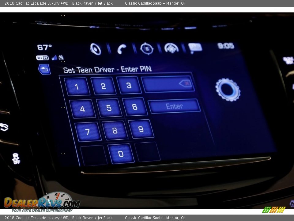 2018 Cadillac Escalade Luxury 4WD Black Raven / Jet Black Photo #15