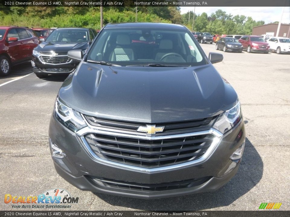 2020 Chevrolet Equinox LS AWD Nightfall Gray Metallic / Ash Gray Photo #8