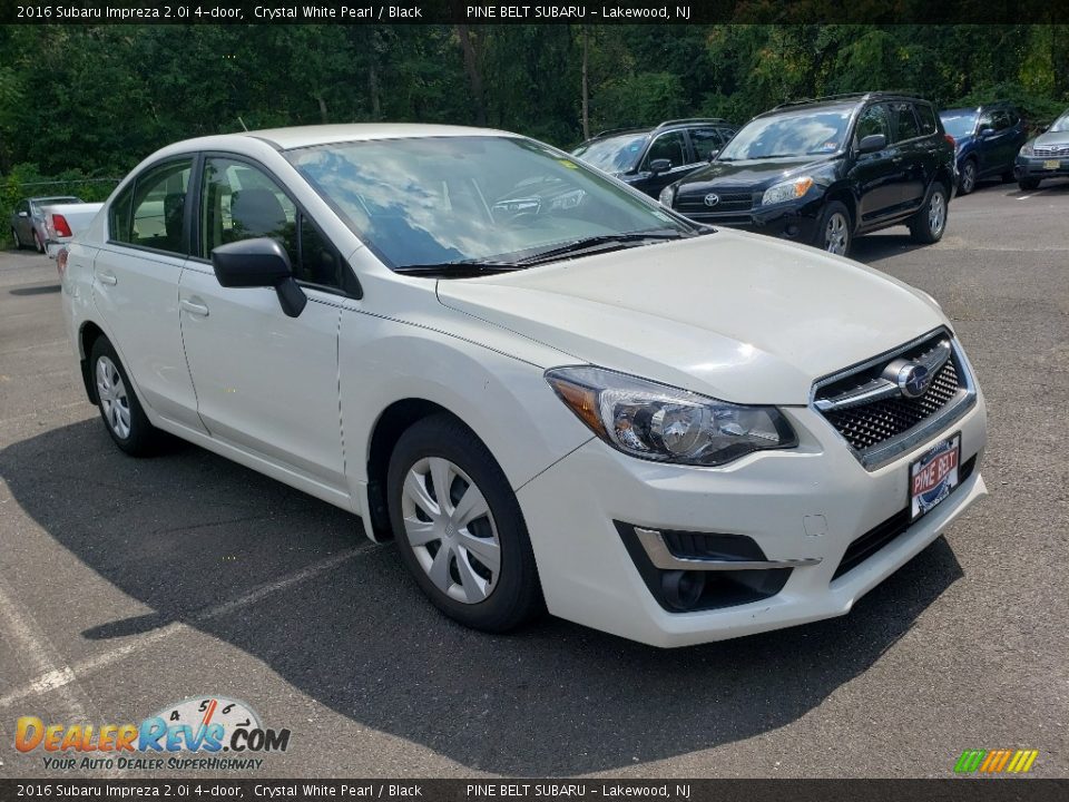 2016 Subaru Impreza 2.0i 4-door Crystal White Pearl / Black Photo #1