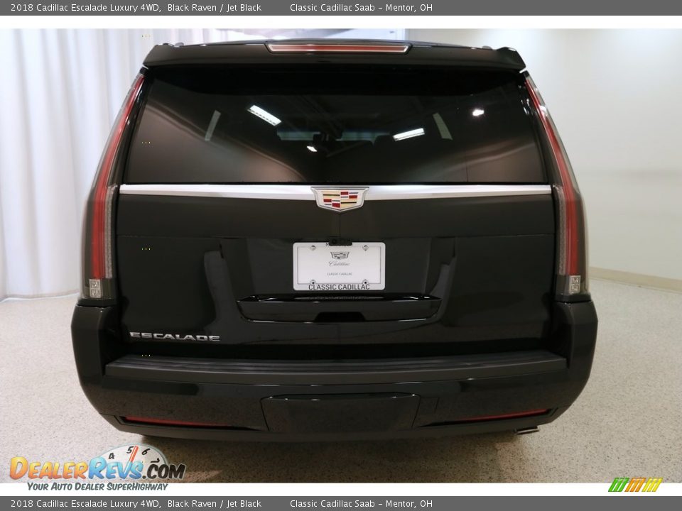 2018 Cadillac Escalade Luxury 4WD Black Raven / Jet Black Photo #22