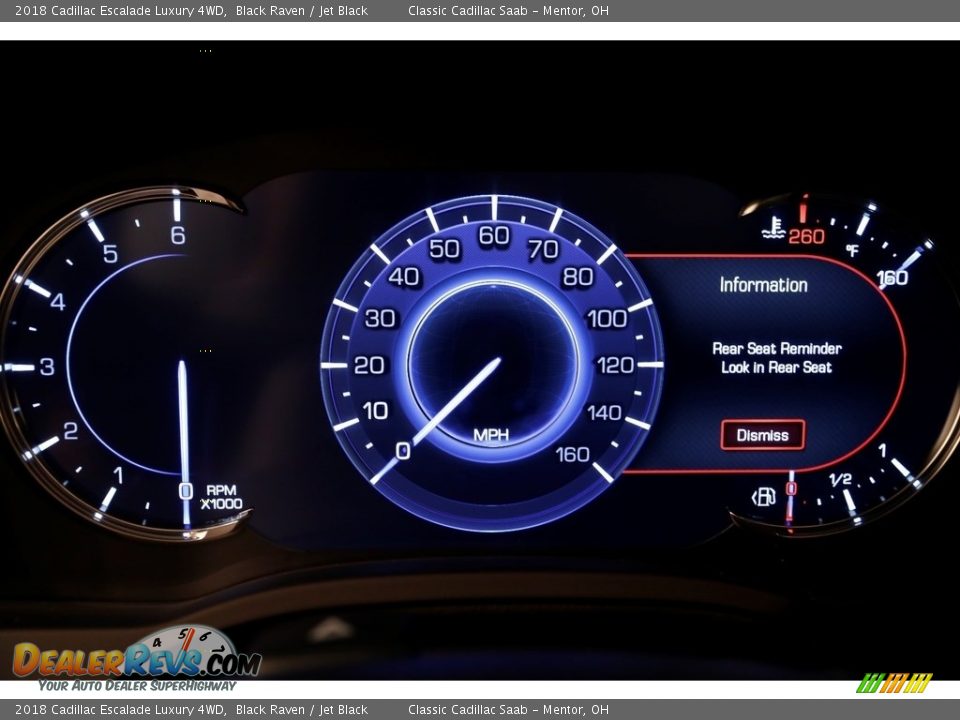 2018 Cadillac Escalade Luxury 4WD Black Raven / Jet Black Photo #25