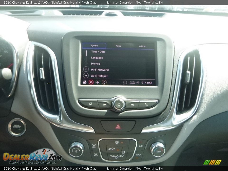 2020 Chevrolet Equinox LS AWD Nightfall Gray Metallic / Ash Gray Photo #17