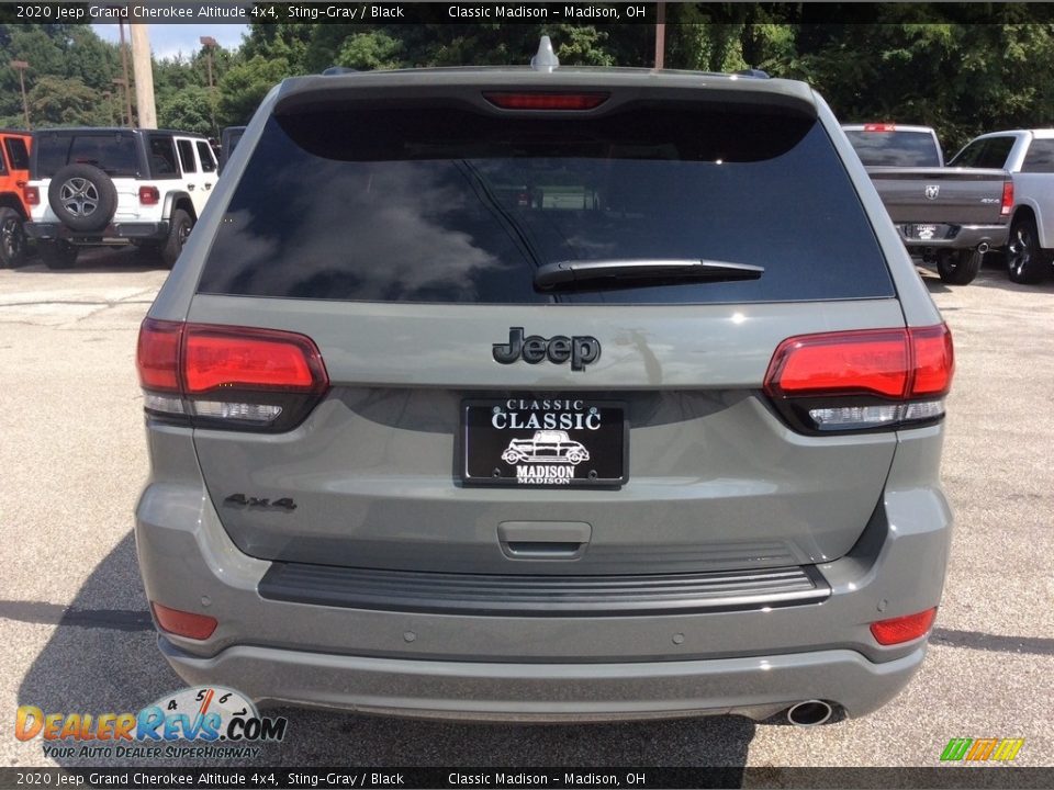 2020 Jeep Grand Cherokee Altitude 4x4 Sting-Gray / Black Photo #8