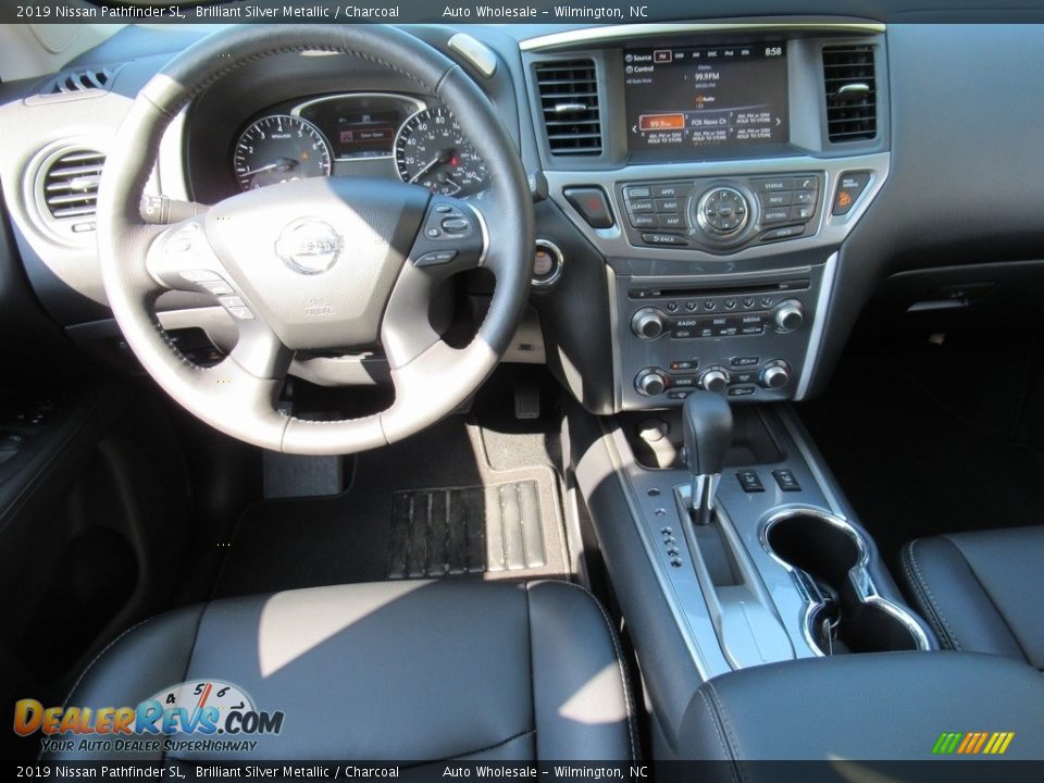 2019 Nissan Pathfinder SL Brilliant Silver Metallic / Charcoal Photo #14