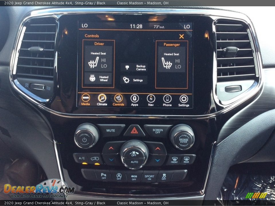 2020 Jeep Grand Cherokee Altitude 4x4 Sting-Gray / Black Photo #15