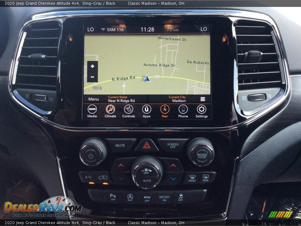 2020 Jeep Grand Cherokee Altitude 4x4 Sting-Gray / Black Photo #16