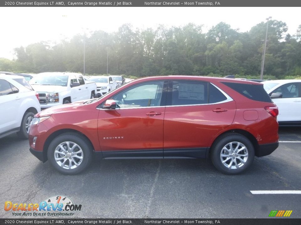 2020 Chevrolet Equinox LT AWD Cayenne Orange Metallic / Jet Black Photo #2