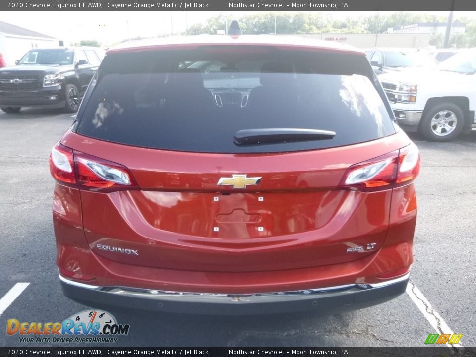 2020 Chevrolet Equinox LT AWD Cayenne Orange Metallic / Jet Black Photo #4