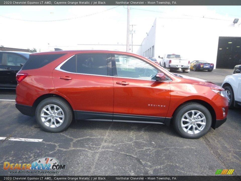 2020 Chevrolet Equinox LT AWD Cayenne Orange Metallic / Jet Black Photo #6