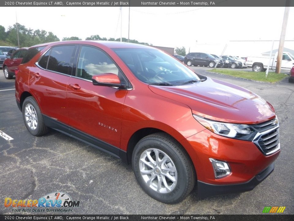 2020 Chevrolet Equinox LT AWD Cayenne Orange Metallic / Jet Black Photo #7