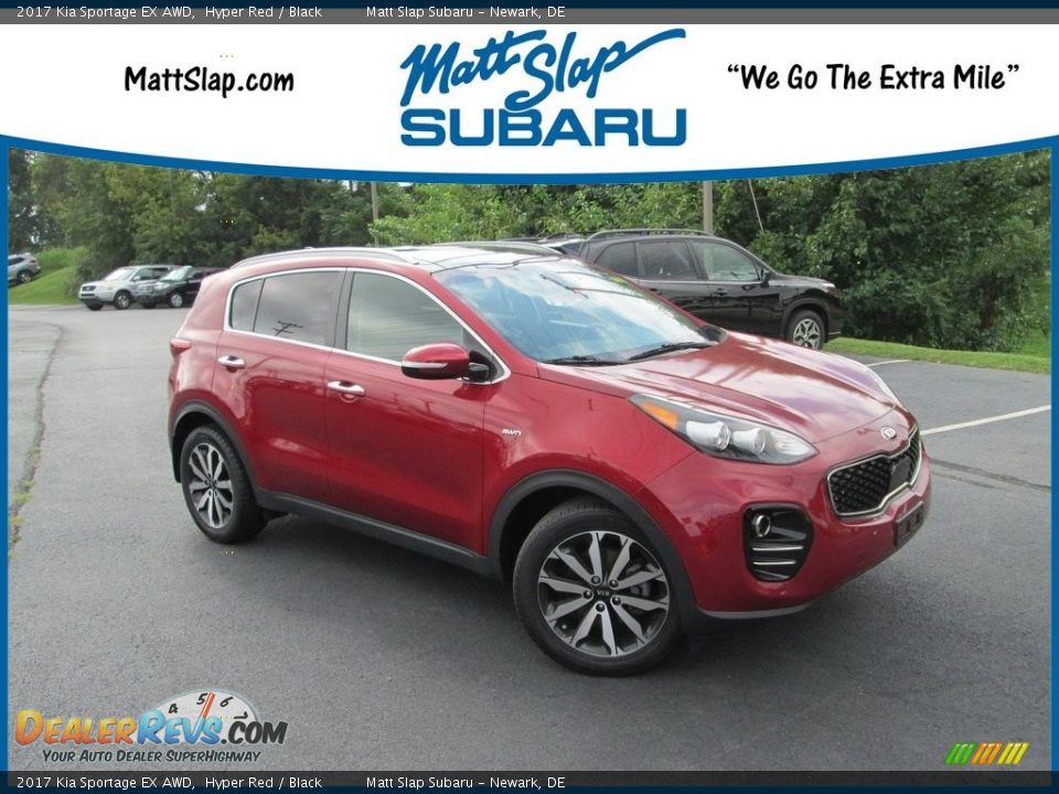 2017 Kia Sportage EX AWD Hyper Red / Black Photo #1