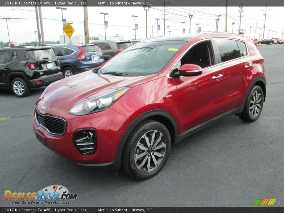 2017 Kia Sportage EX AWD Hyper Red / Black Photo #2