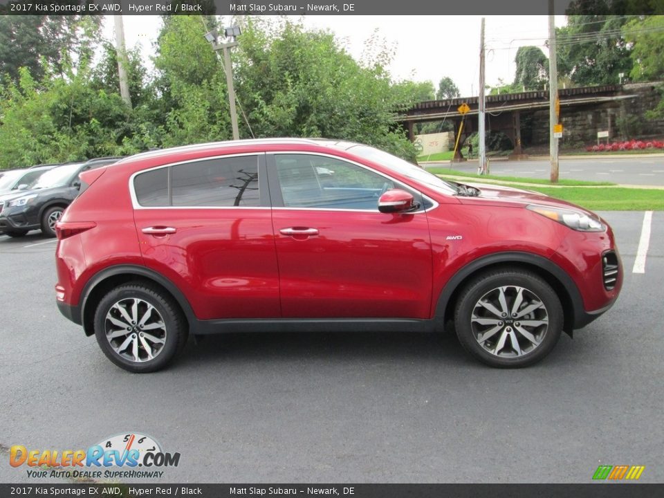 2017 Kia Sportage EX AWD Hyper Red / Black Photo #5