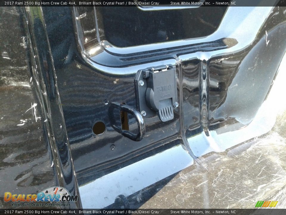 2017 Ram 2500 Big Horn Crew Cab 4x4 Brilliant Black Crystal Pearl / Black/Diesel Gray Photo #12