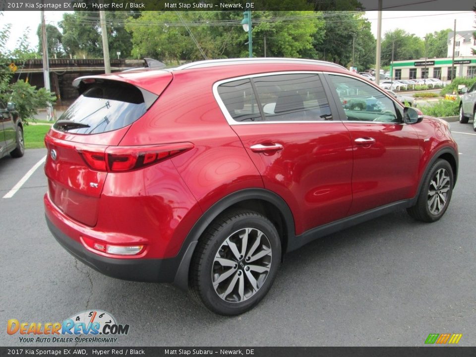 2017 Kia Sportage EX AWD Hyper Red / Black Photo #6