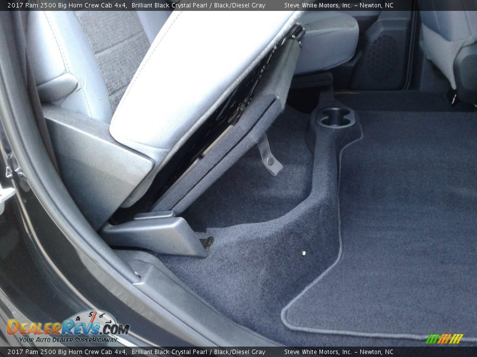 2017 Ram 2500 Big Horn Crew Cab 4x4 Brilliant Black Crystal Pearl / Black/Diesel Gray Photo #14