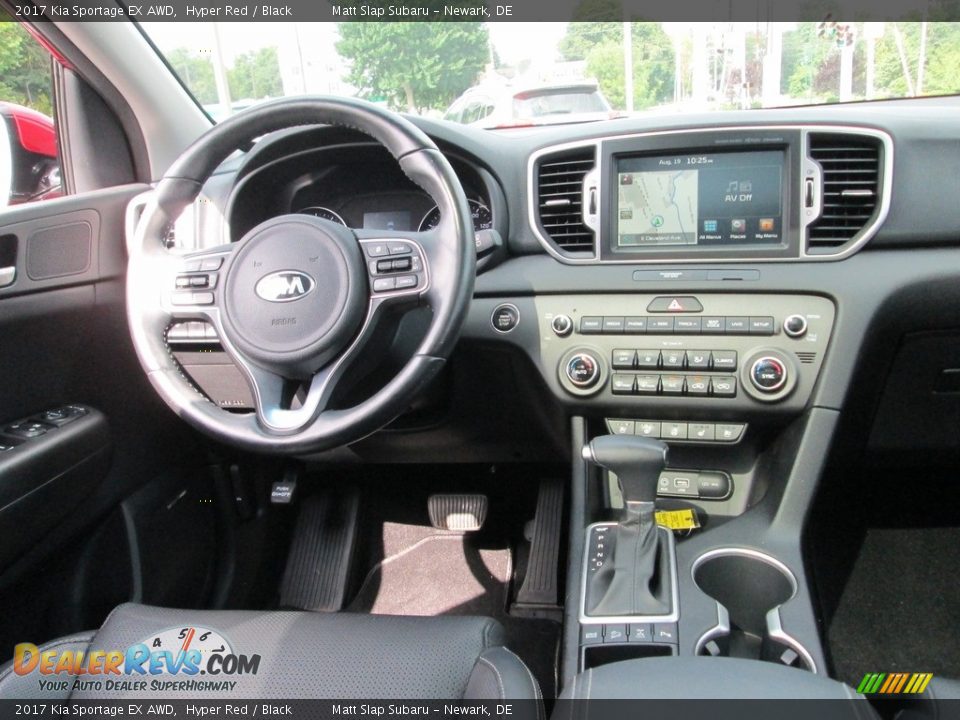 2017 Kia Sportage EX AWD Hyper Red / Black Photo #10
