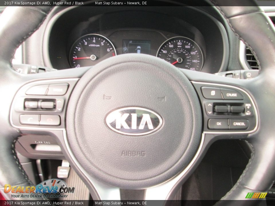 2017 Kia Sportage EX AWD Hyper Red / Black Photo #11