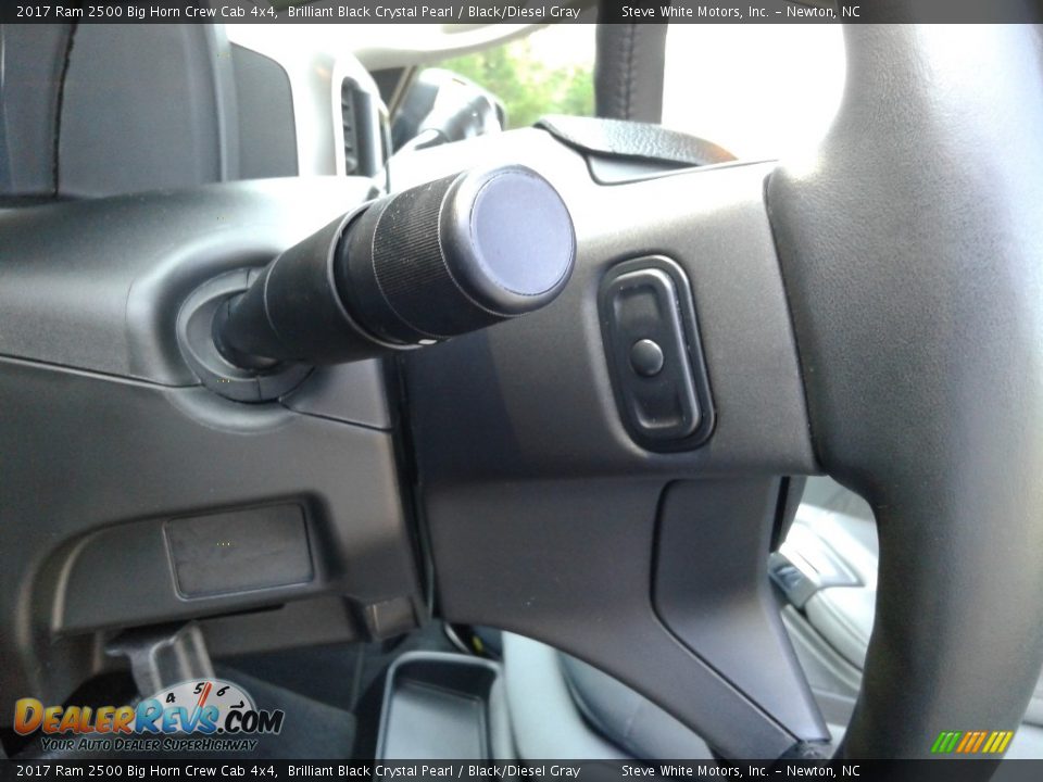 2017 Ram 2500 Big Horn Crew Cab 4x4 Brilliant Black Crystal Pearl / Black/Diesel Gray Photo #17