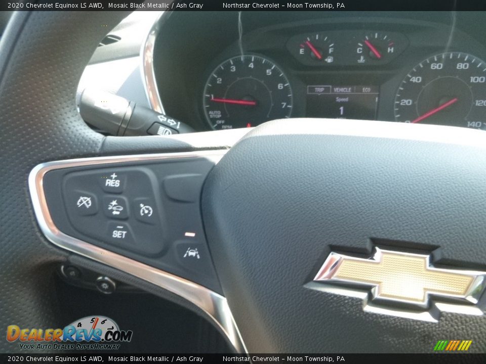 2020 Chevrolet Equinox LS AWD Mosaic Black Metallic / Ash Gray Photo #20