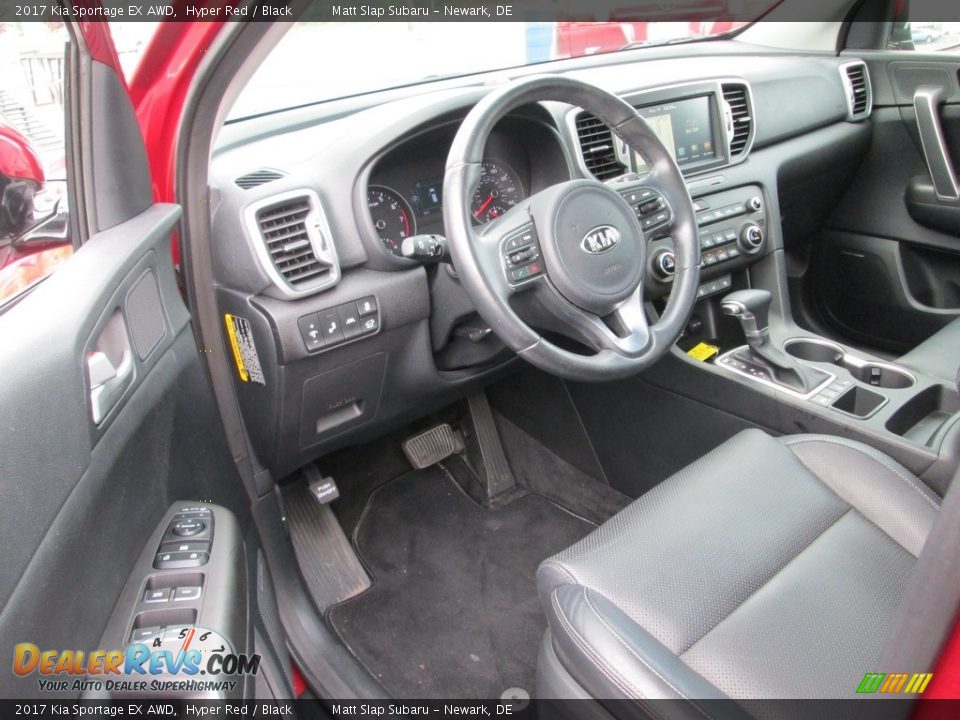 2017 Kia Sportage EX AWD Hyper Red / Black Photo #12