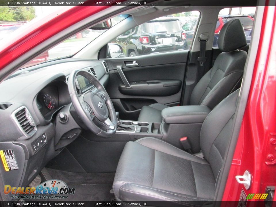 2017 Kia Sportage EX AWD Hyper Red / Black Photo #13