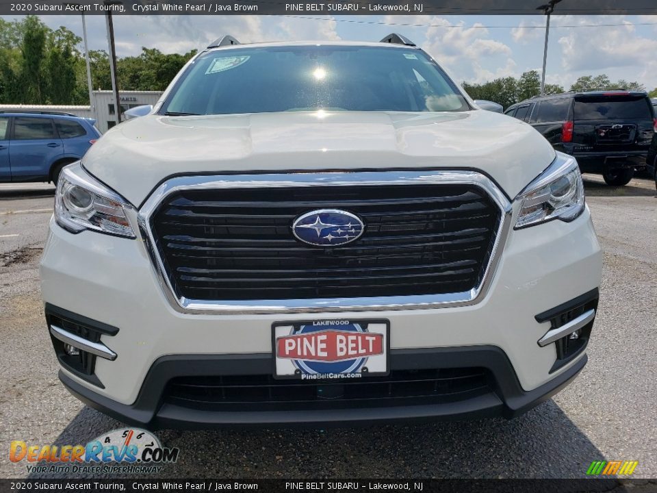 2020 Subaru Ascent Touring Crystal White Pearl / Java Brown Photo #2