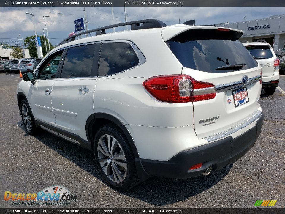 2020 Subaru Ascent Touring Crystal White Pearl / Java Brown Photo #4