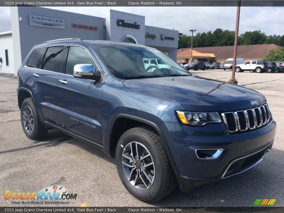 2020 Jeep Grand Cherokee Limited 4x4 Slate Blue Pearl / Black Photo #1