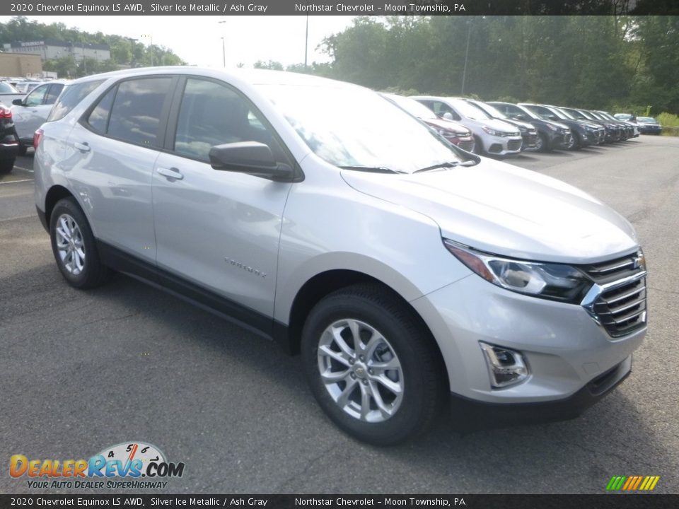2020 Chevrolet Equinox LS AWD Silver Ice Metallic / Ash Gray Photo #7