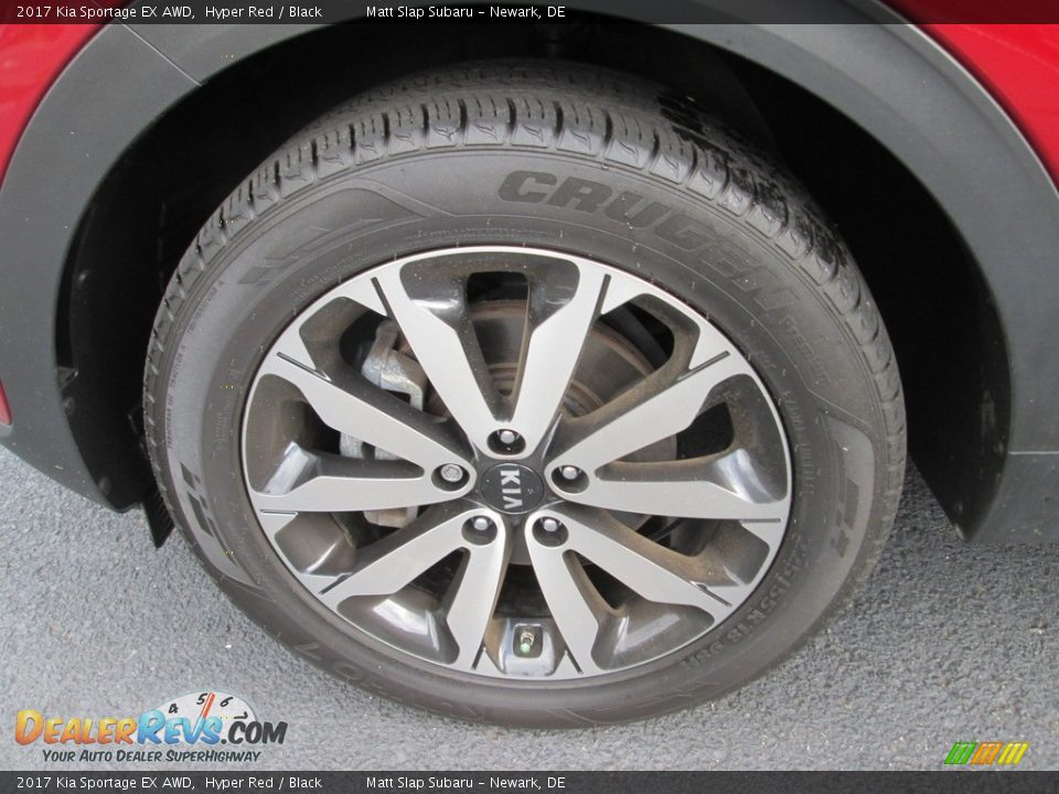 2017 Kia Sportage EX AWD Hyper Red / Black Photo #22