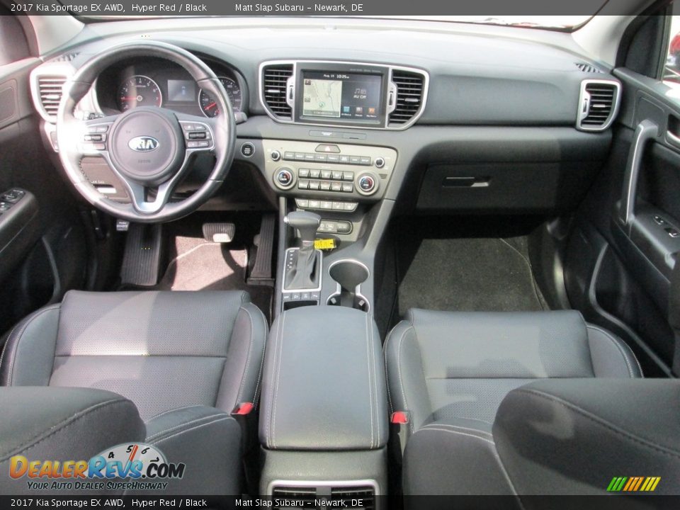 2017 Kia Sportage EX AWD Hyper Red / Black Photo #24