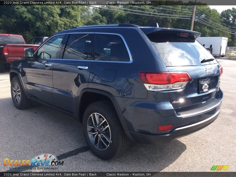 2020 Jeep Grand Cherokee Limited 4x4 Slate Blue Pearl / Black Photo #7