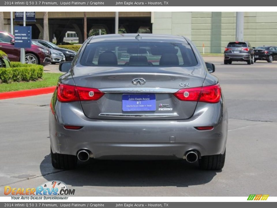 2014 Infiniti Q 50 3.7 Premium Liquid Platinum / Graphite Photo #5