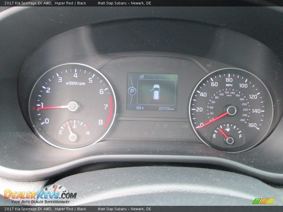 2017 Kia Sportage EX AWD Hyper Red / Black Photo #27