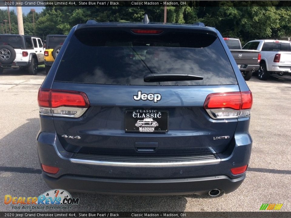 2020 Jeep Grand Cherokee Limited 4x4 Slate Blue Pearl / Black Photo #8