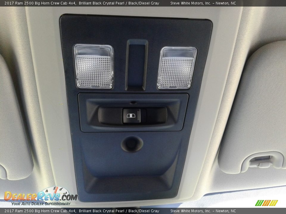 2017 Ram 2500 Big Horn Crew Cab 4x4 Brilliant Black Crystal Pearl / Black/Diesel Gray Photo #31