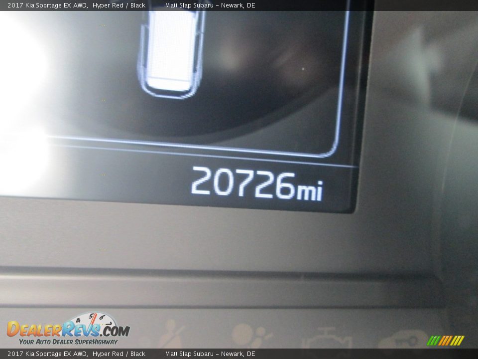 2017 Kia Sportage EX AWD Hyper Red / Black Photo #28